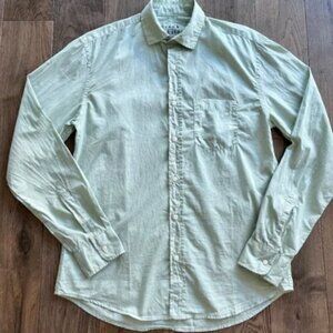 Frank & Eileen Sea Green Button Down Shirt Size XS 100% Cotton Casual Classic